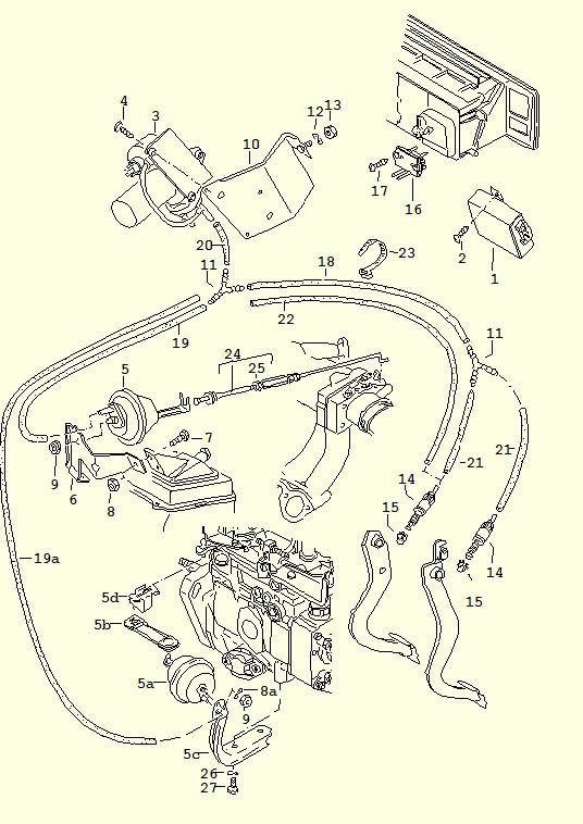 Cruise Control Vacuum Pump hose routing